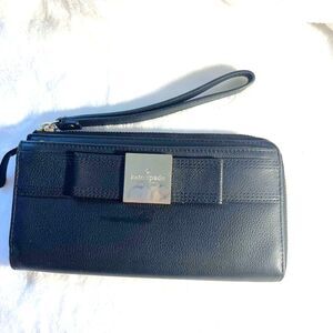 Kate Spade Black Zip Around Wallet/Wristlet